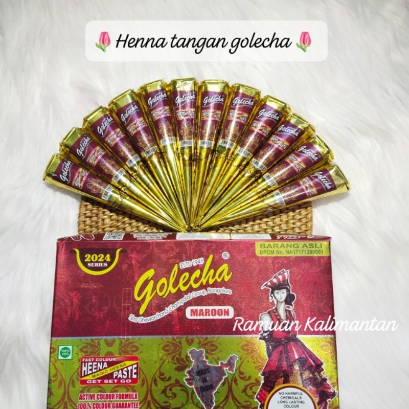 HENNA TANGAN HALAL // HENNA TANGAN GOLECHA // CAT KUKU HALAL