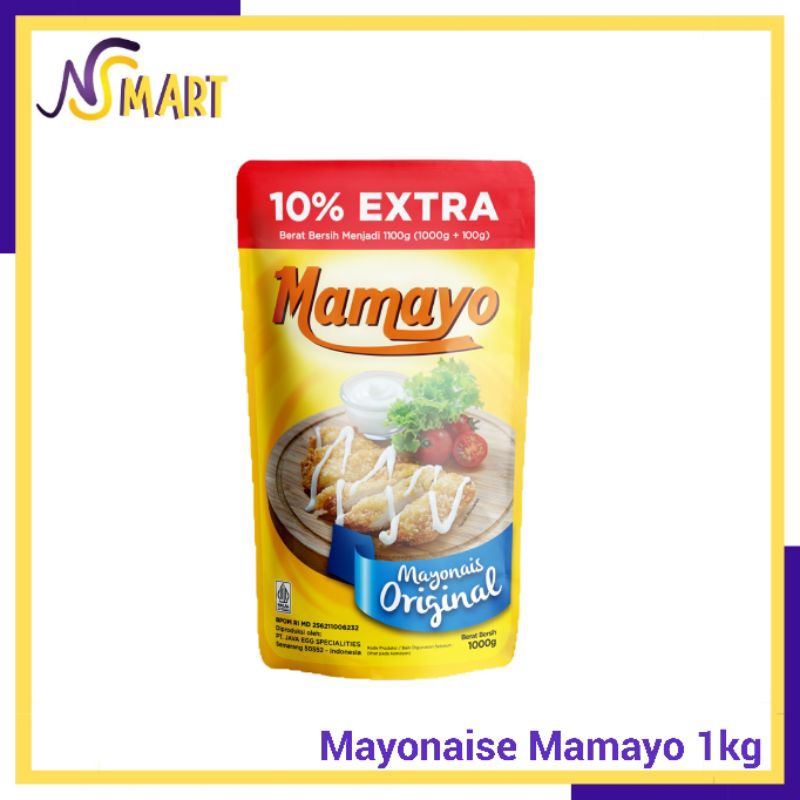 

Mamayo Mayonaise 1kg +10% 1100gr