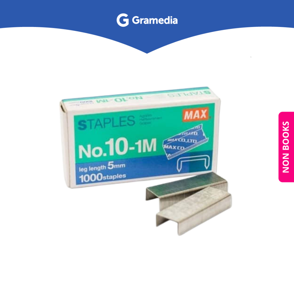

Gramedia Depok - MAX STAPLES 10-1M U/PC