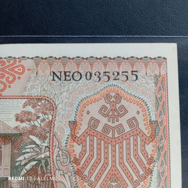 prefik nama NEO uang kertas kuno 100 rupiah pekerja tahun 1958