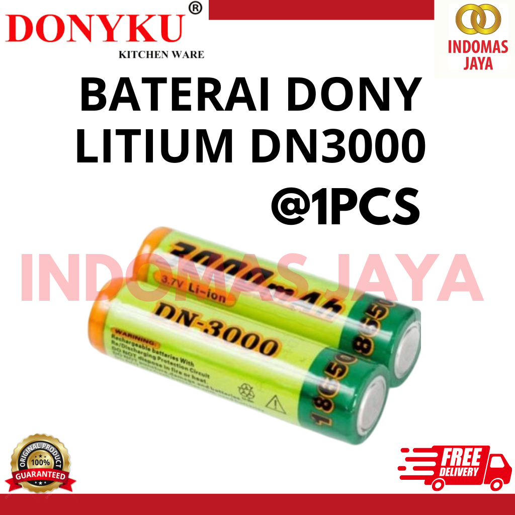Baterai litium DONY DN-3000 (HARGA PER PCS)