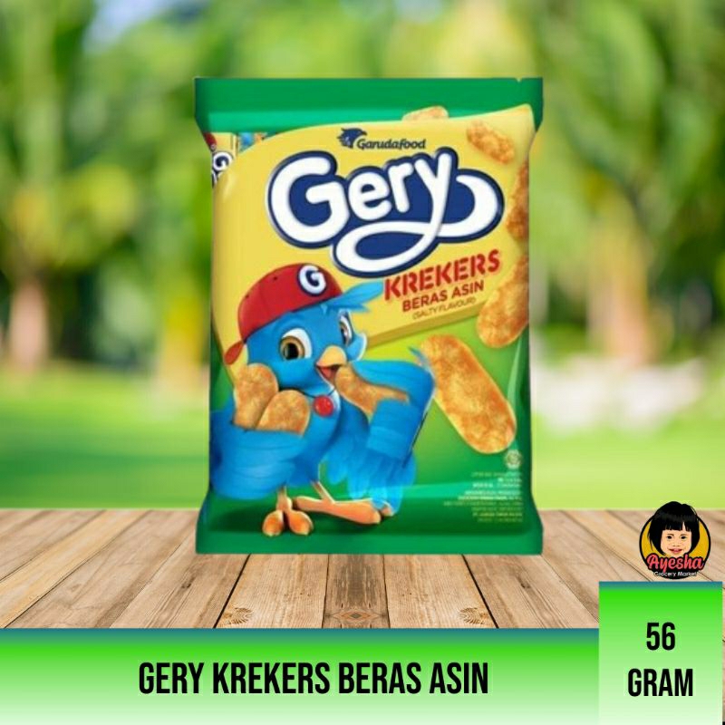 

Gery Krekers Beras Asin 56 gr - 10x5,6 gr