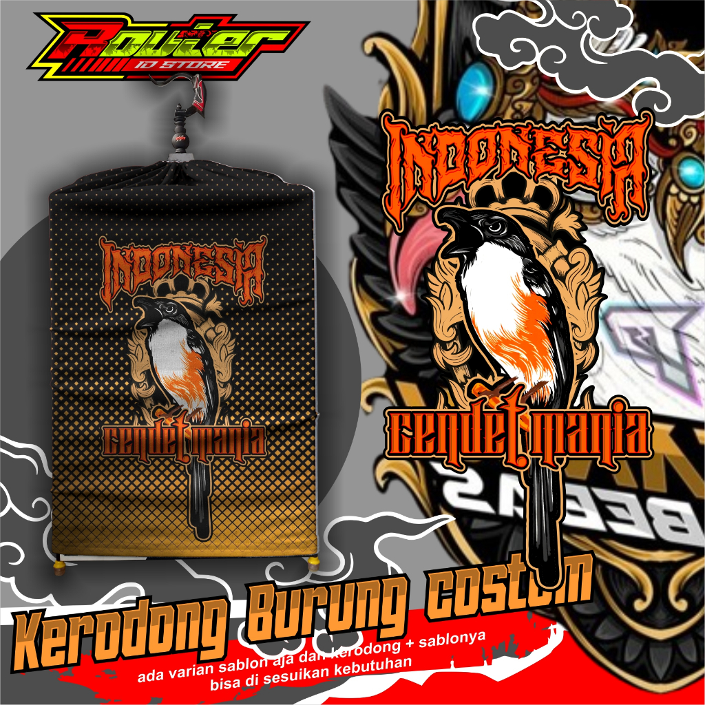 Kerodong Cendet Double Layer CENDET MANIA Bahan High Quality Bisa Request Custom