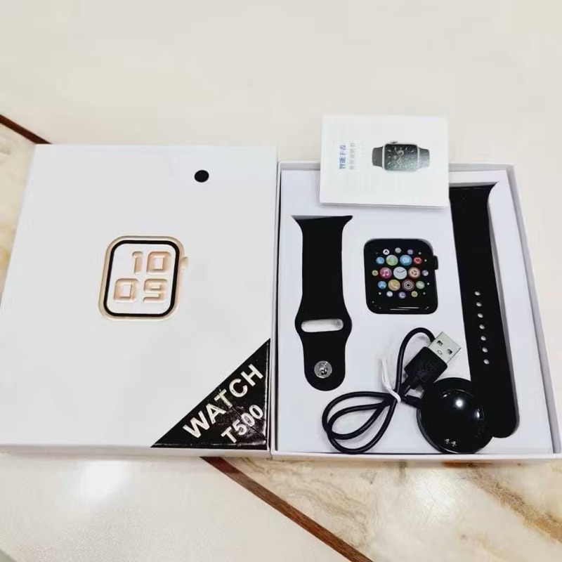 100%ORI BISA COD JAM TANGAN Smartwatch T500 Smartwatch T55 Original DAPAT 2 TALI bisa telepon Blueto