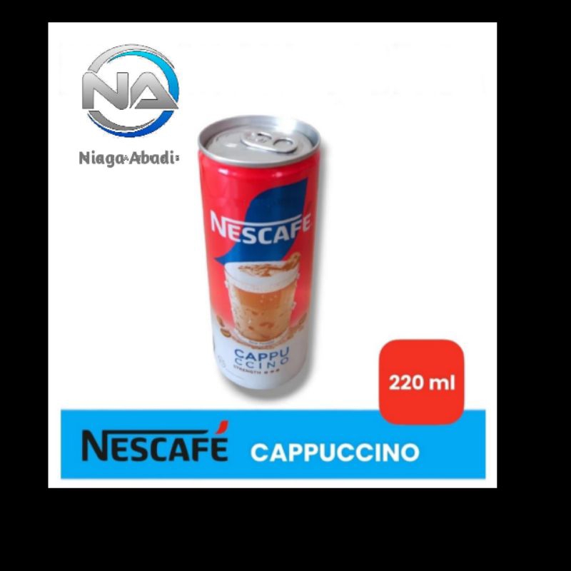 

Nescafe Cappucino kaleng 220ml 24pcs/ 1 karton