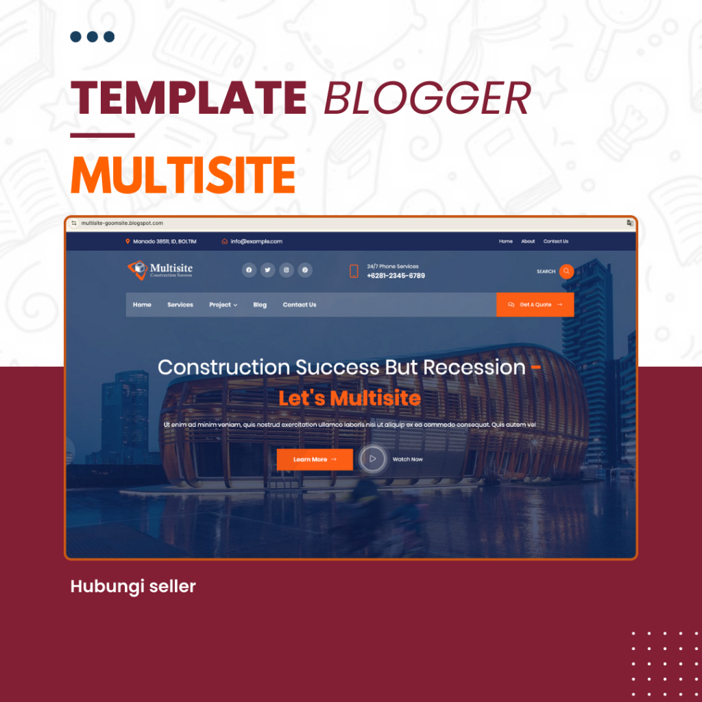 Template Blogger Multisite Premium