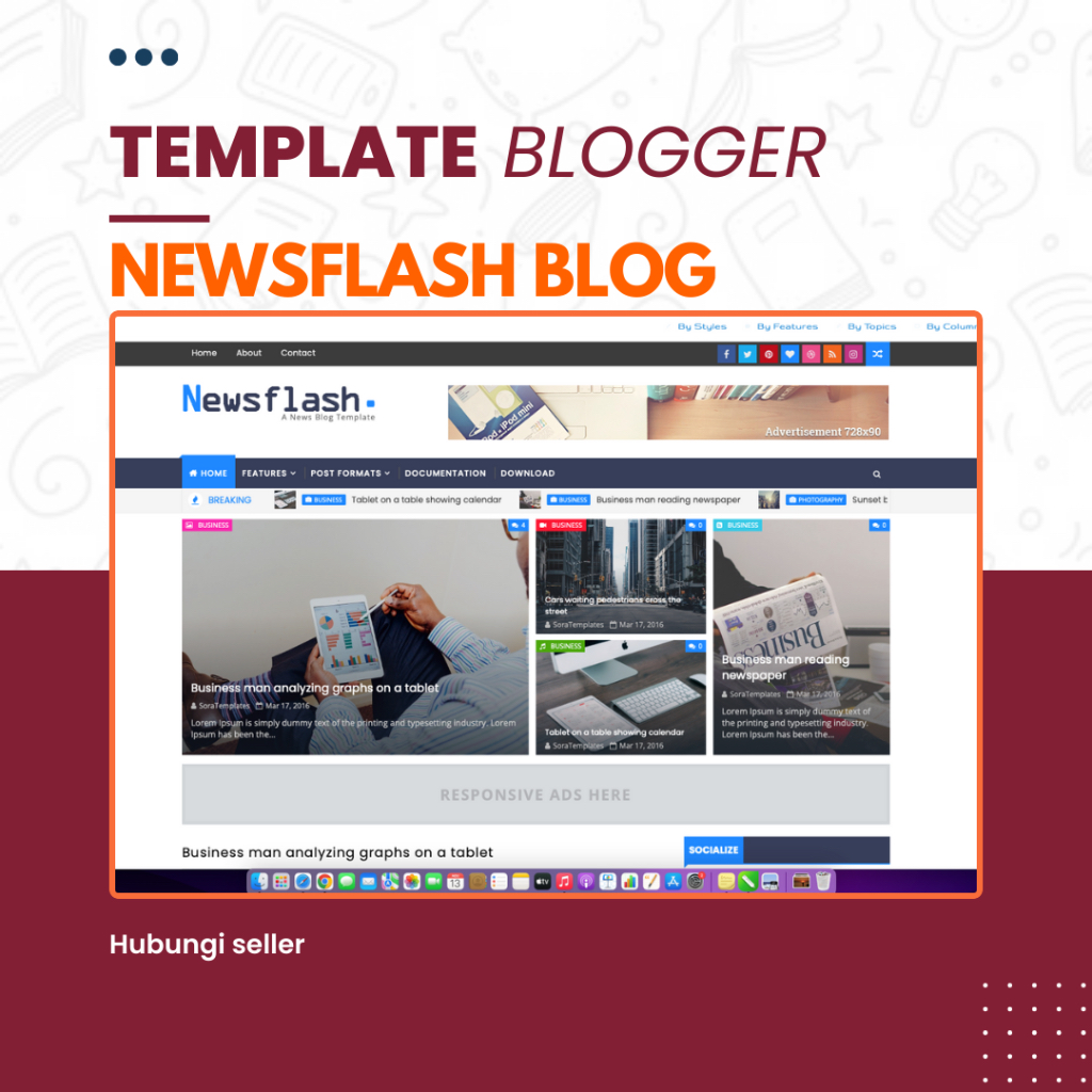 Template Blogger Newsflash Blog