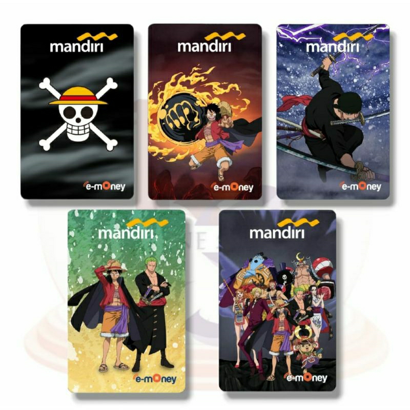 Kartu eMoney eToll Mandiri edisi ONIGASHIMA - ONE PIECE