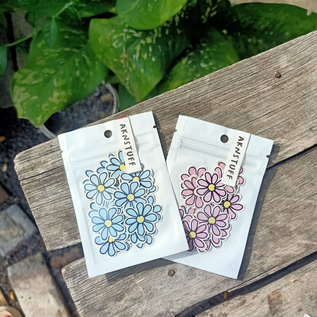 

AKNSTUFF | Stiker Bunga Estetik