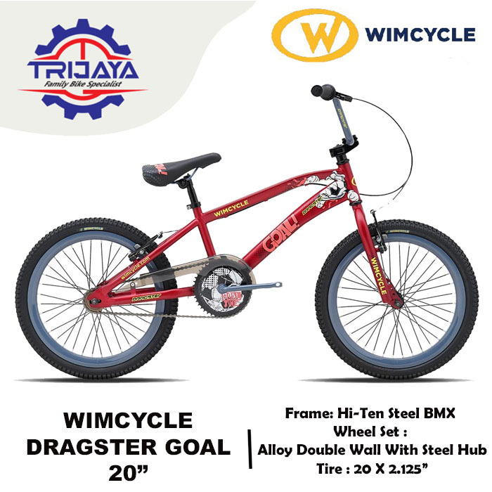 Wimcycle BMX Dragster GOAL Sepeda BMX Anak [20 Inch]