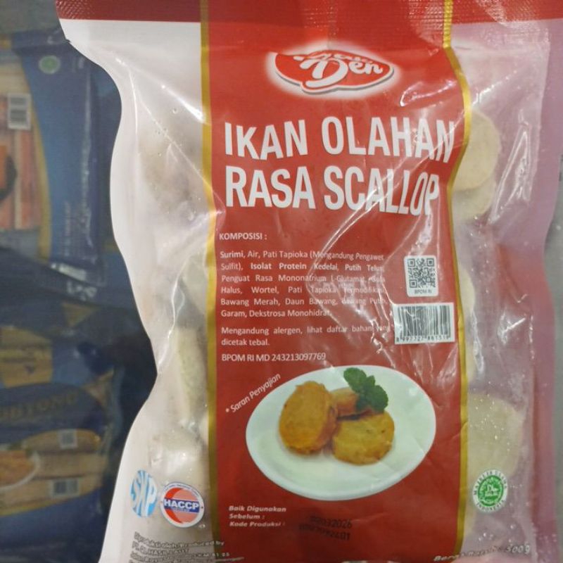 

PAK DEN IKAN OLAHAN RASA SCALLOP