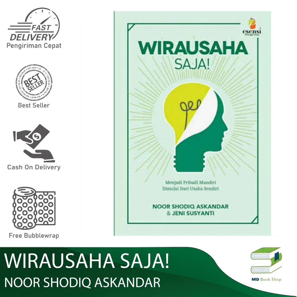 BEST SELLER ORIGINAL WIRAUSAHA SAJA - NOOR SHODIQ ESENSI