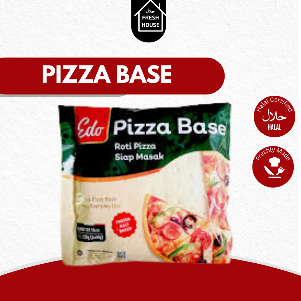 

PIZZA BASE EDO (ROTI PIZZA SIAP MASAK ISI 3 PCS)