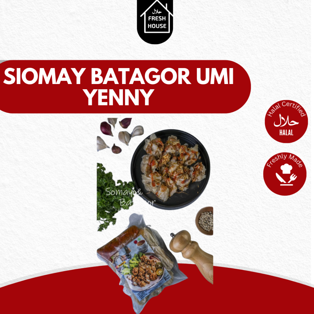 

SIOMAY BATAGOR UMI YENNY/ SIOMAY BATAGOR IKAN TENGGIRI
