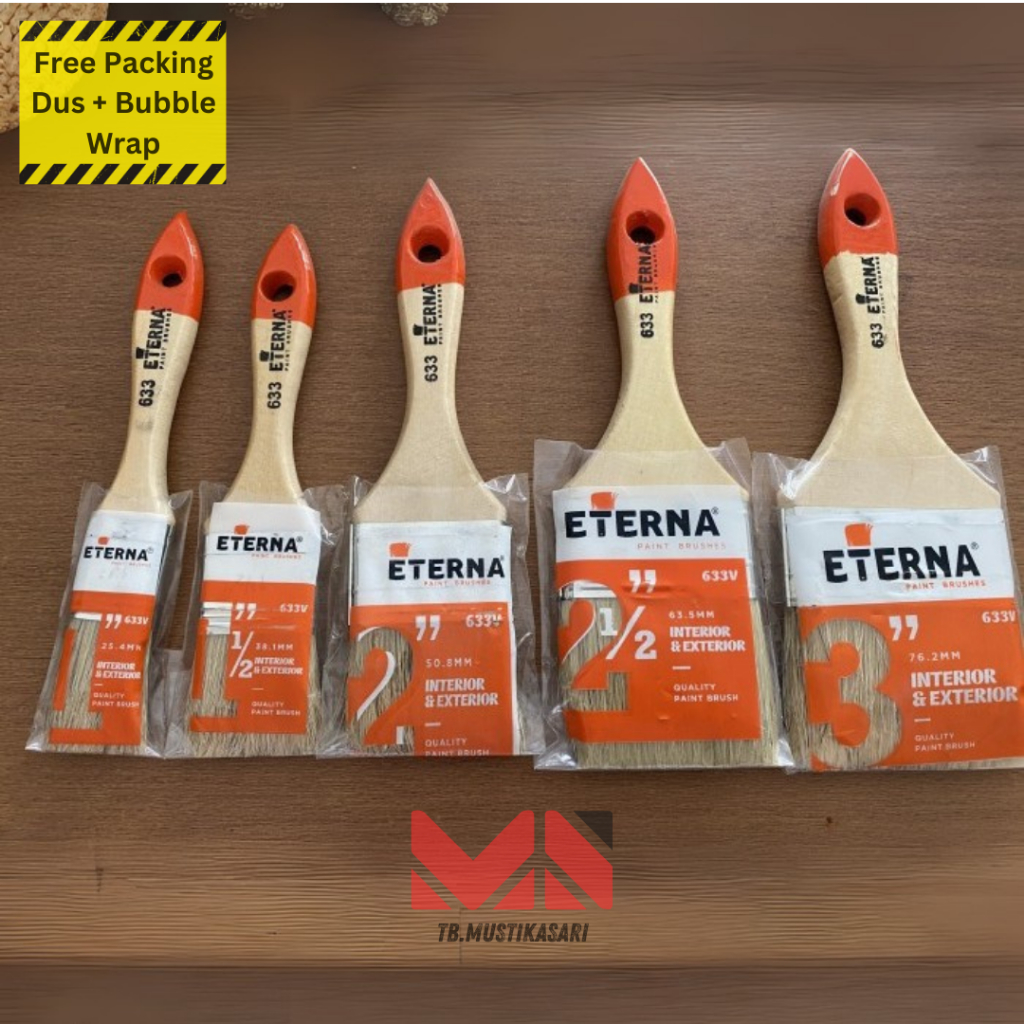 

Kuas Cat Tembok Berkualitas Awet Eterna 1 inch s/d 4 inch