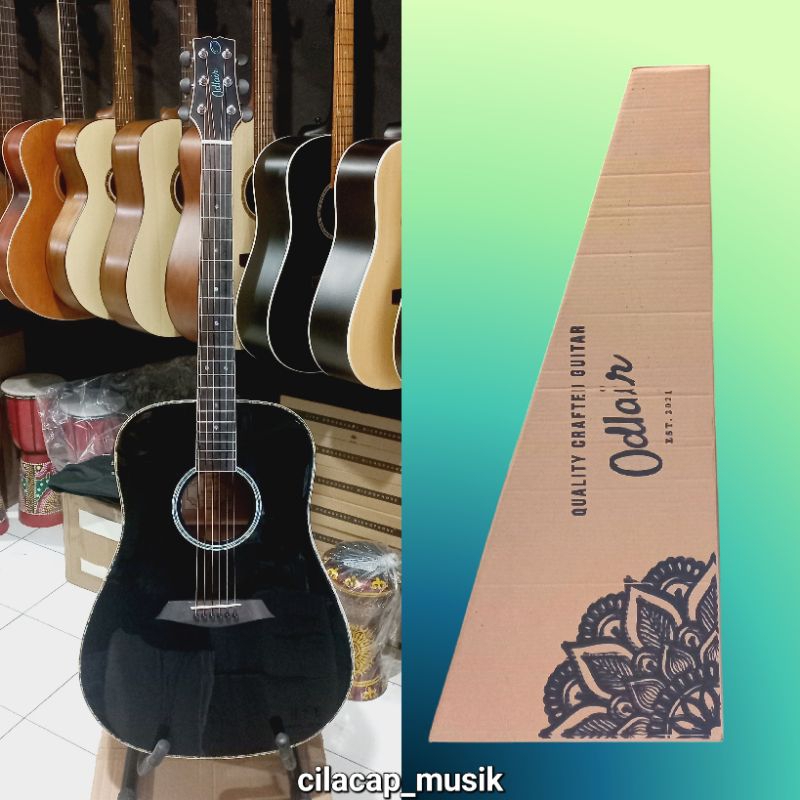 GITAR ODLAIR CAPELLA OD511S BLACK GITAR ODLAIR OD511SE BLACK ODLAIR ORIGINAL AKUSTIK ELEKTRIK