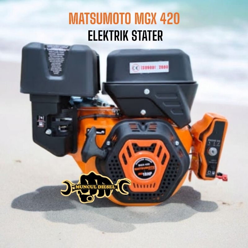 MATSUMOTO MGX 420 ELEKTRIK STATER ENGIN PENGGERAK BENSIN GX 420 MESIN BENSIN ELEKTRIK STATER
