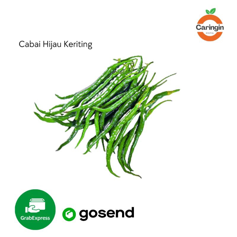 

Cabai Hijau Keriting - 1kg