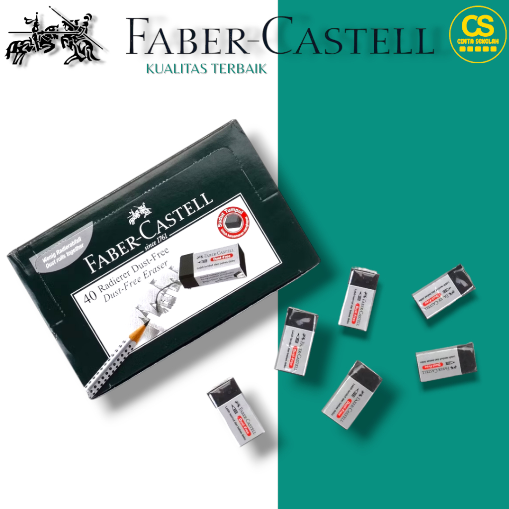 

FABER CASTELL - Penghapus Hitam Kecil