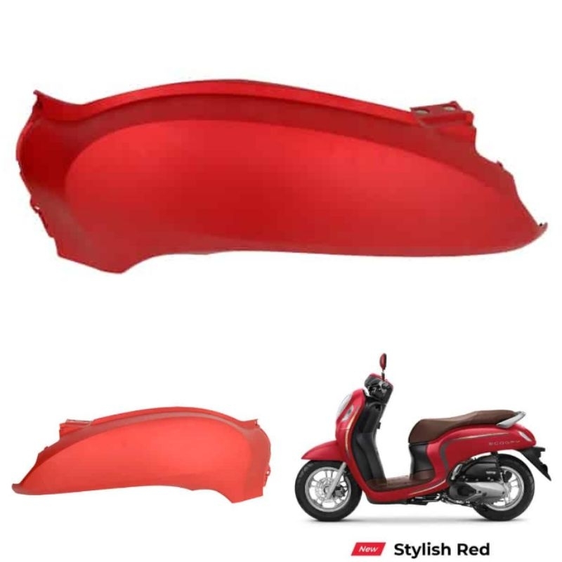 83500-K2F-N00MSR 83600-K2F-N00MSR Cover body samping cover body belakang scoopy k2f merah doff