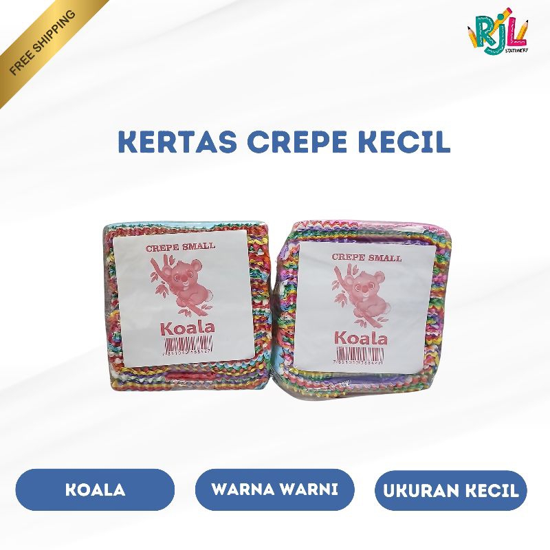 

Kertas Crepe Small Merk Koala | Kertas Kreativitas | Warna Warni