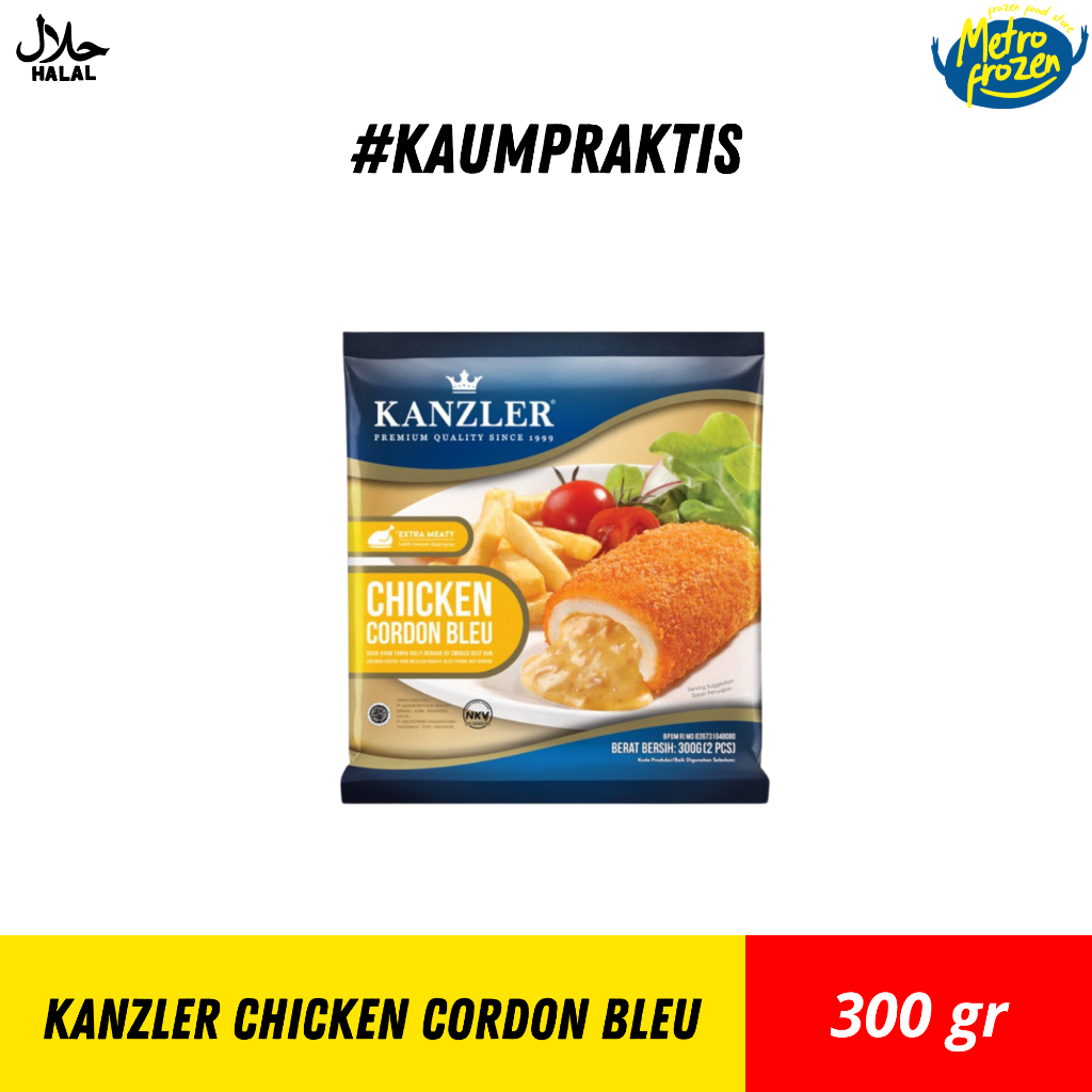 

Kanzler Chicken Cordon Blue (2pcs) 300gr