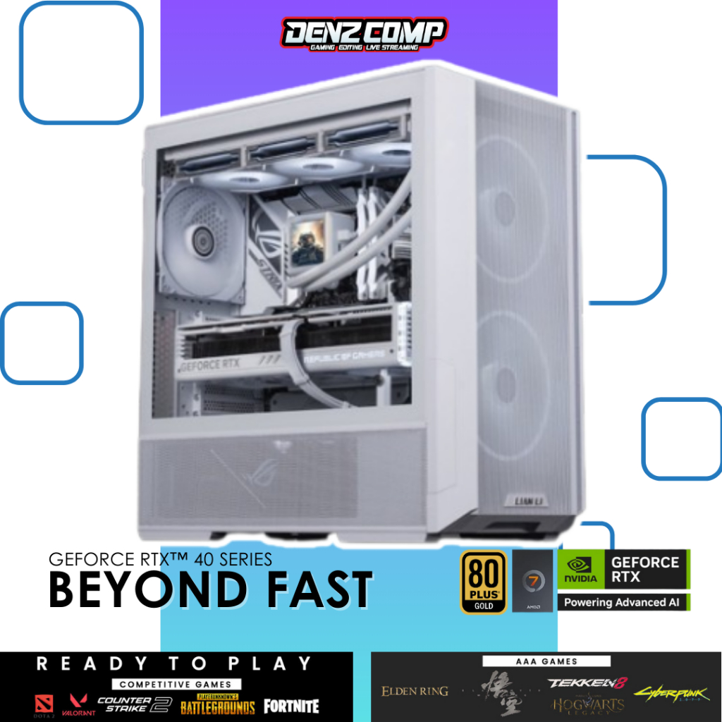 PC Build AMD Ryzen 7 9800X3D - DDR5 32GB - NVMe 1TB - VGA Radeon RX 7900 GRE 16GB - Gaming Editing R