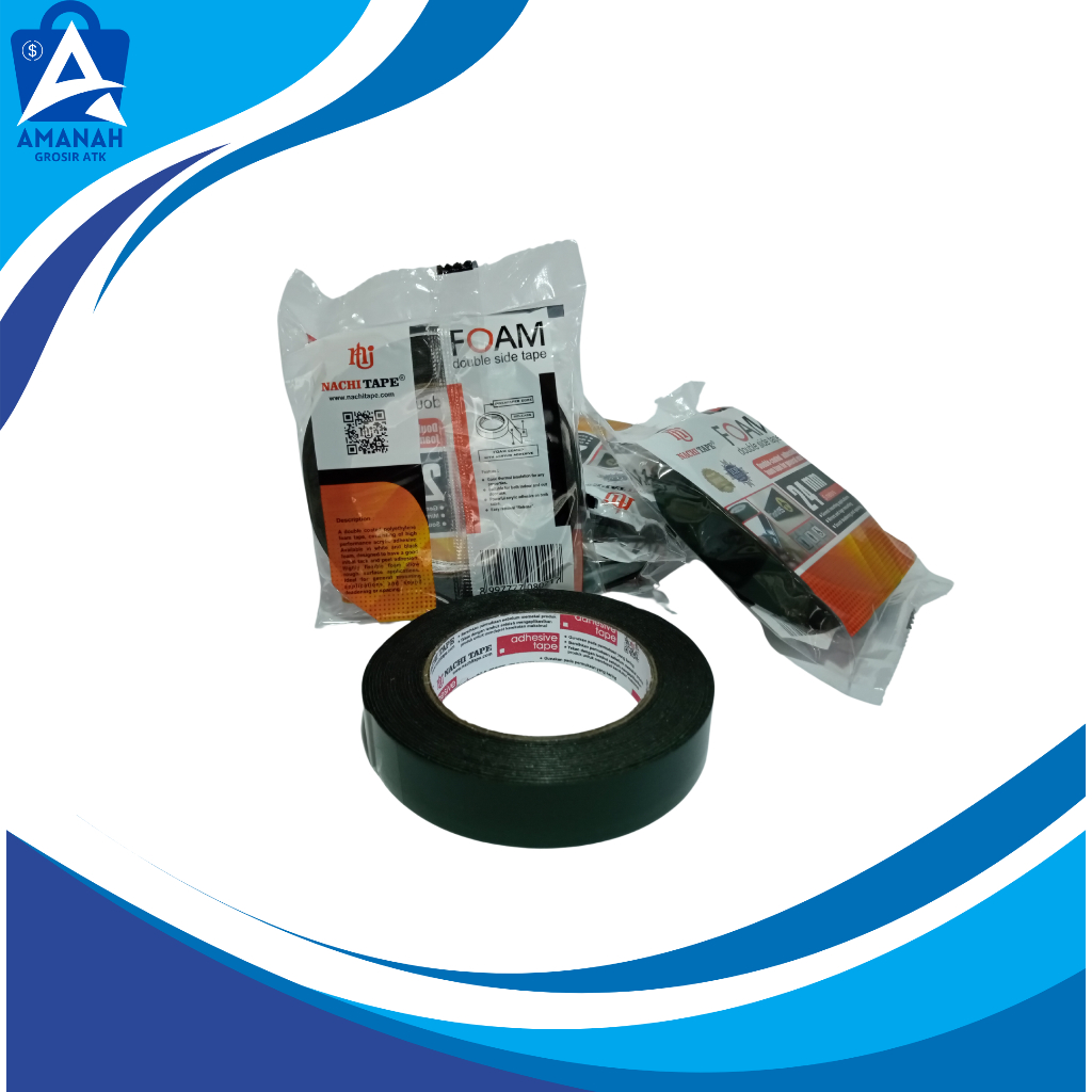 Double Tape Foam Nachi 1 inchi 24mm 5m per 1 Roll