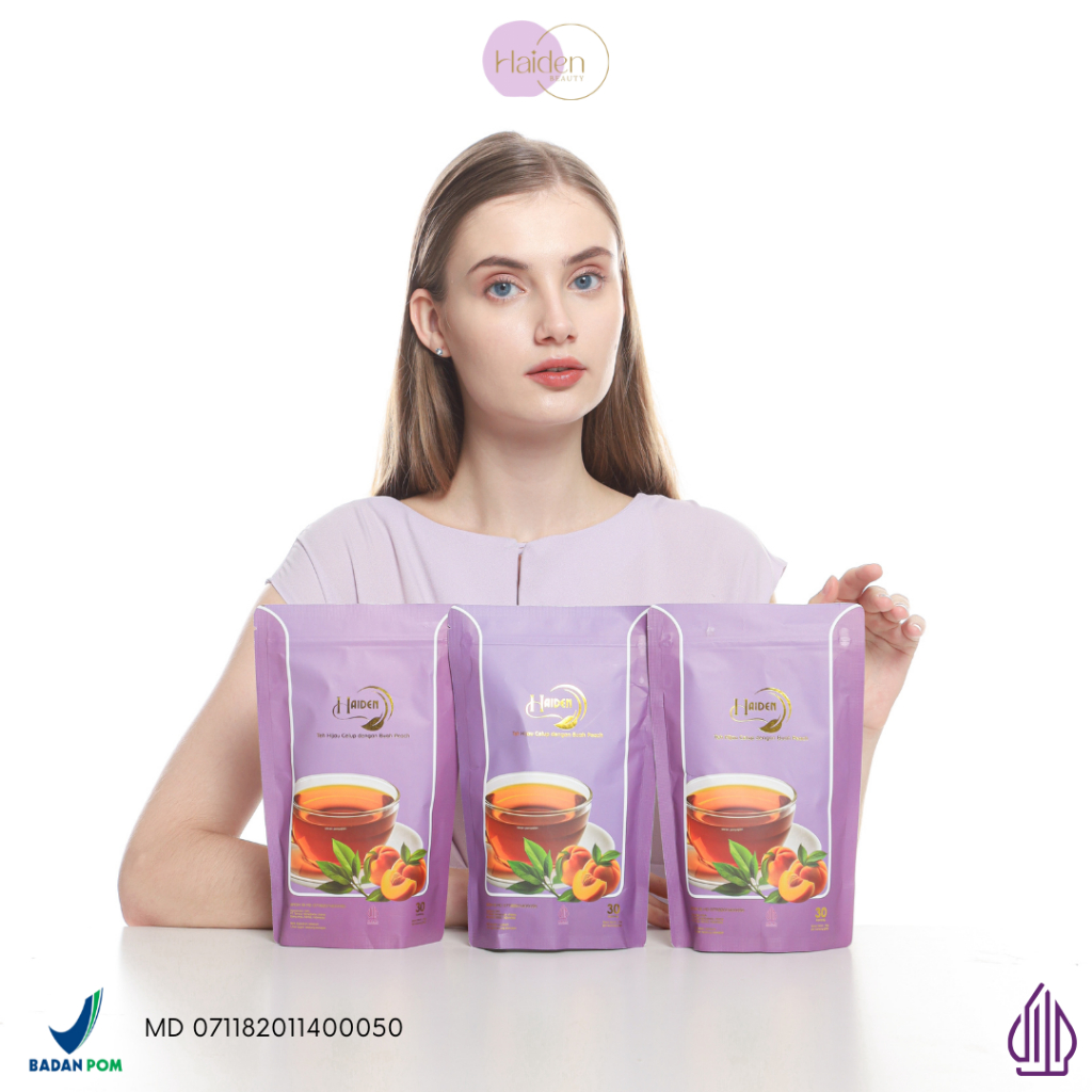 

Haiden Slimming Tea / Haiden Teh Hijau / Teh Detox / Pelangsing Herbal / Haiden Green Tea / Slimming Tea Isi 30 Pouch