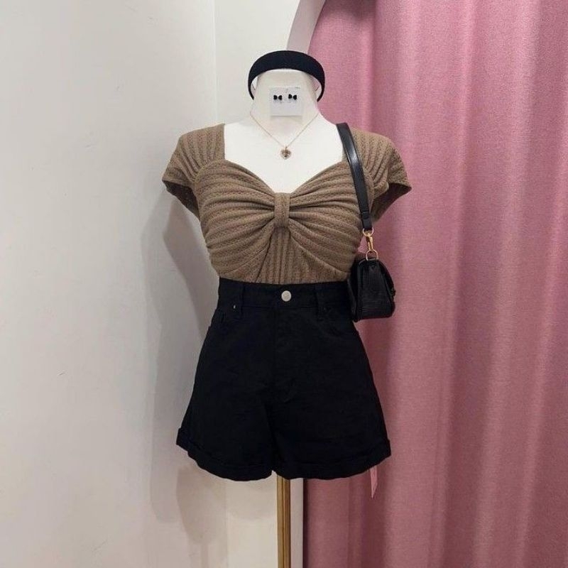 set korean crop choco