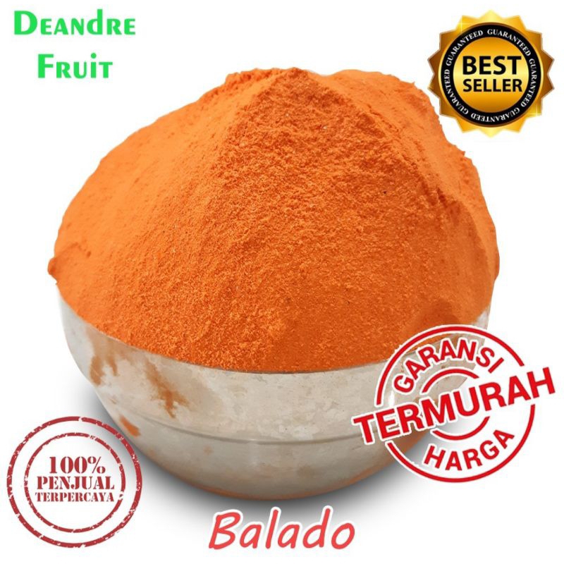 

balado bubuk pedas manis 1000g & 500g