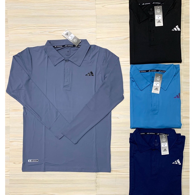 KODE O82P KAOS KERAH LENGAN PANJANG IMPORT ADIDAS CLIMALITE DRIFIT RUNNING LONG SLEEVE OLAHRAGA TRAI