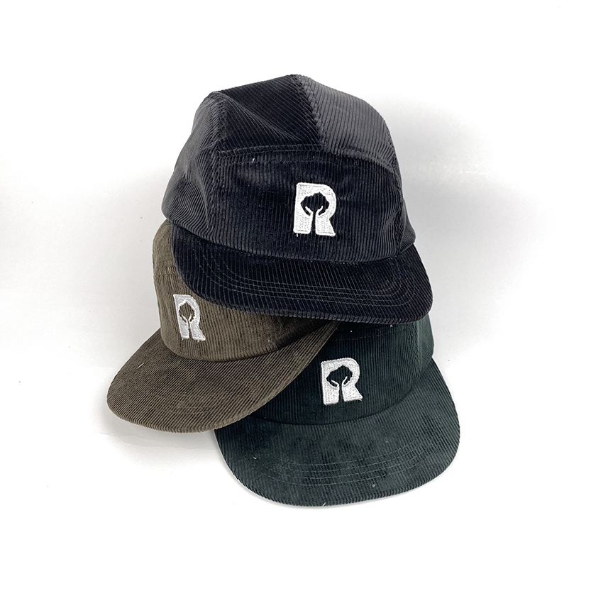 Enjoy Renewal - Topi Five Panel Corduroy - Topi 5 Panel Corduroy Hitam