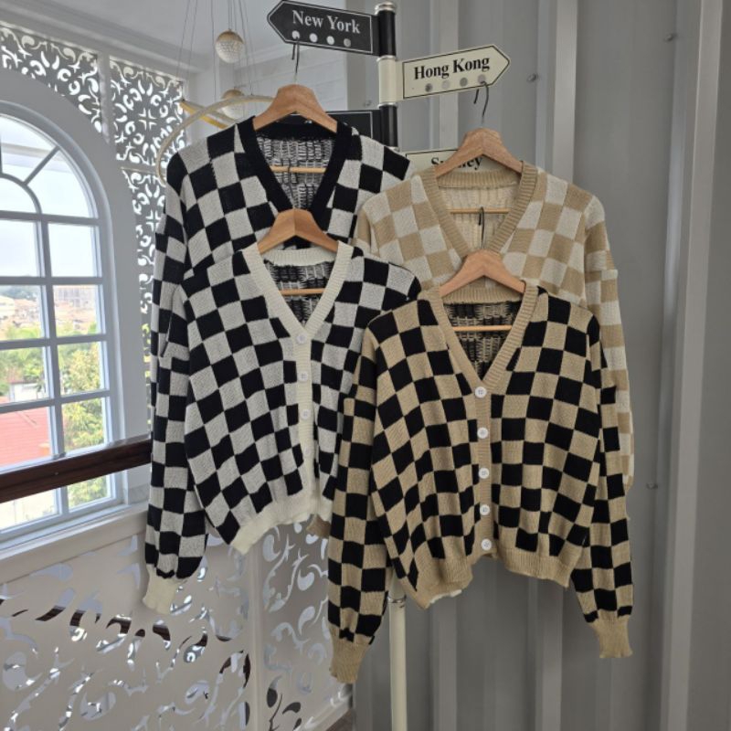 outer catur rajut outer rajut cardygan rajut atasan rajut wanita baju wanita korean style