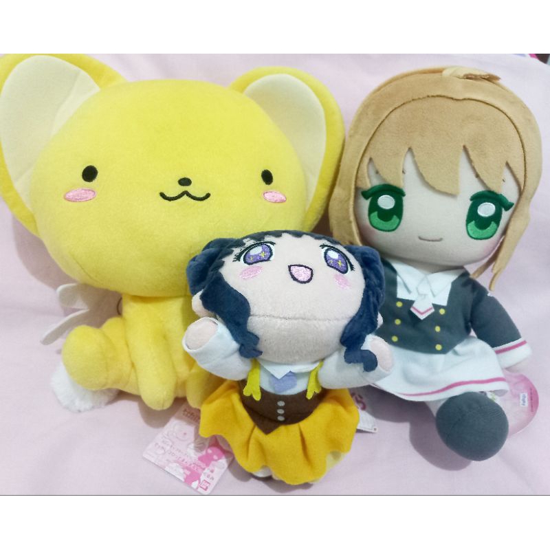 Cardcaptor Sakura Anime Plush Nesoberi - Sakura Kinomoto, Tomoyo Daidouji, Spinel, Kero, Yukito