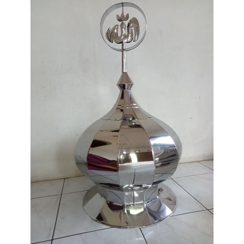 kubah masjid/kubah mushola/kubah stenles gelembung 50 cm.