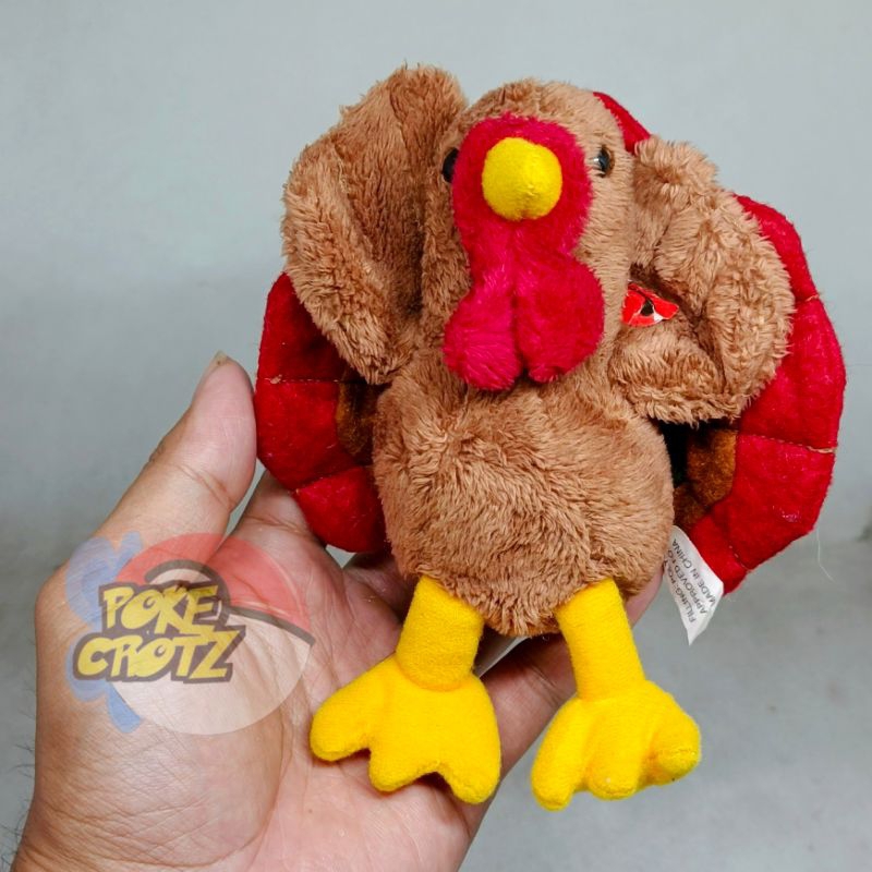 Boneka Bearington Gobbles Thanksgiving Turkey plush 12cm