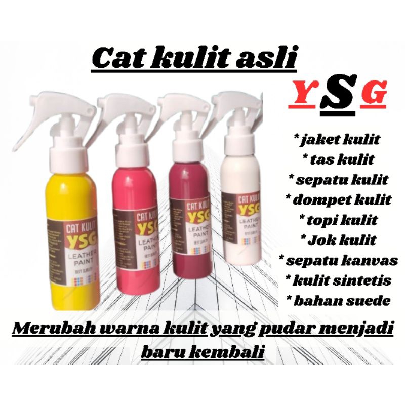 cat kulit asli bermacam macam warna isi 100ml,cat jaket kulit,cat sepatu kulit,cat tas kulit DLL