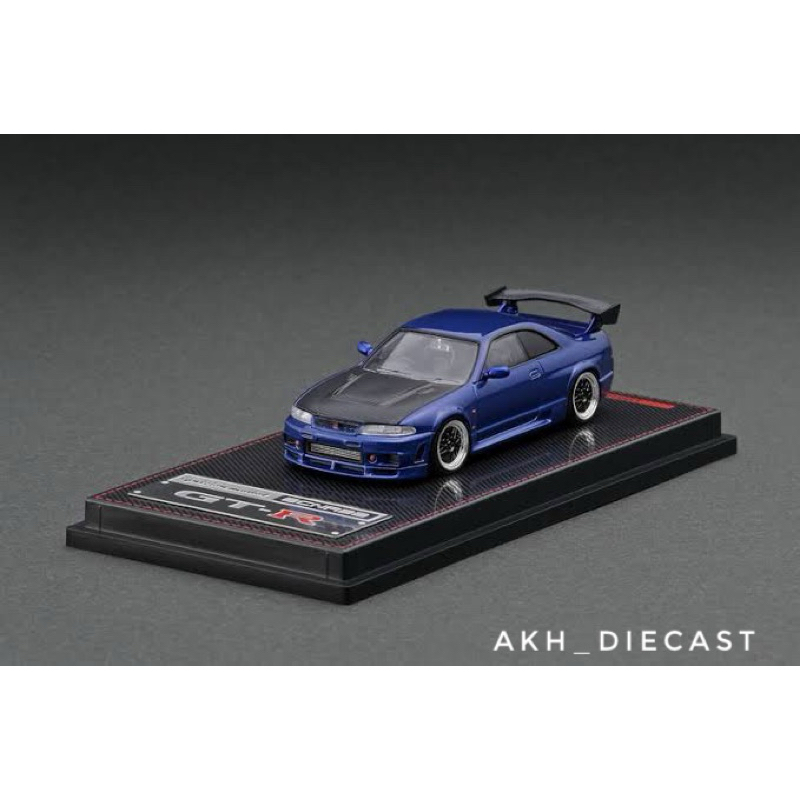 Ignition Model Nissan Skyline BNCR-33 Blue Carbon Hood