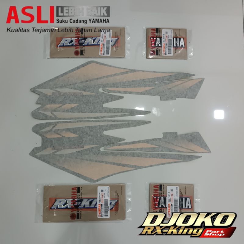 STRIPING & EMBLEM RX KING 2002 HIJAU ORIGINAL YAMAHA GENUINE PART