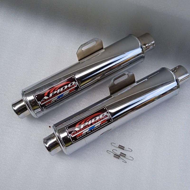 Silincer Knalpot Apido thailand Model Ckd standar satria fu Supra x 125 Revo lama