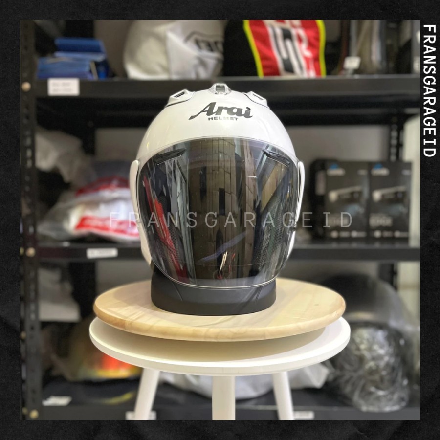 ARAI VZRAM FULL WHITE PUTIH POLOS CLONE COPY 1:1 HIGH QUALITY