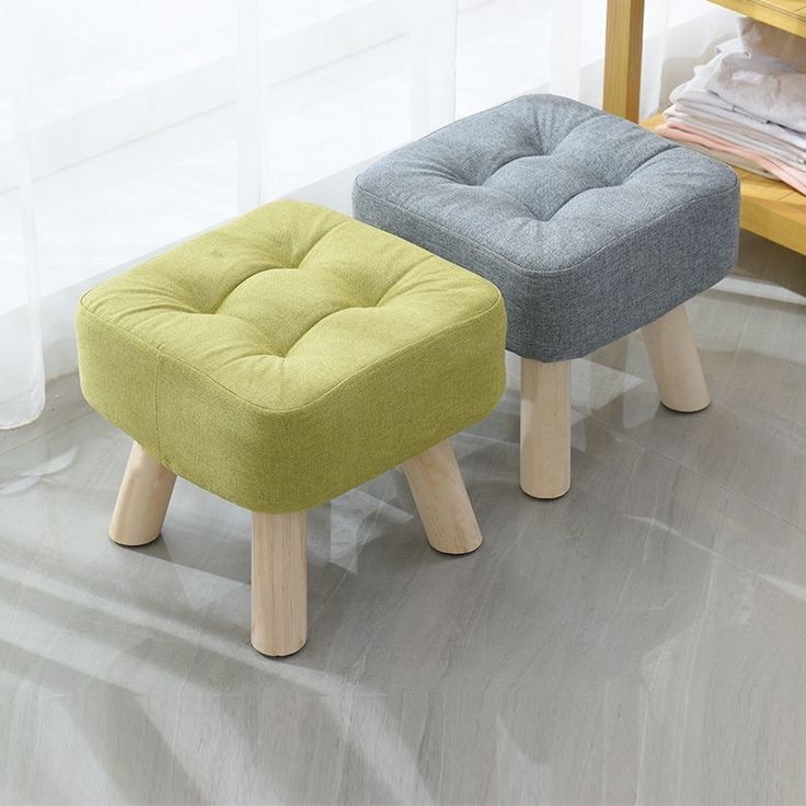 Kursi STOOL/STOOL kotak/sofa STOOL/puff kancingan