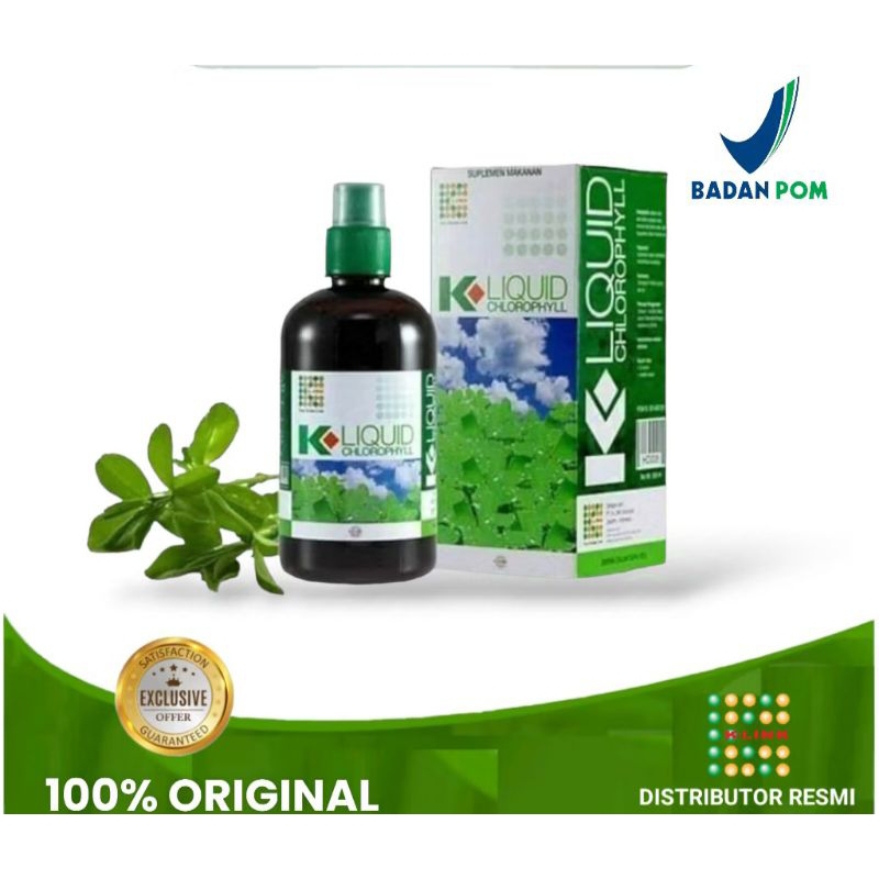 K-LIQUID CHLOROPHYLL 500 ml KLOROFIL K-LINK ORIGINAL Clorofil Klink Klorofil Original BPOM 500 ml Ch