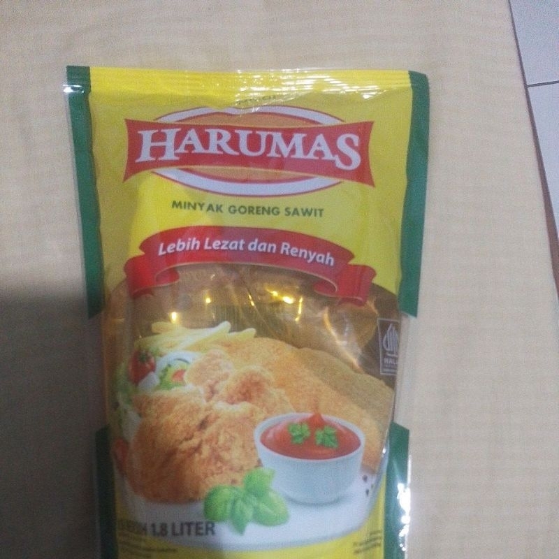 

Minyak goreng HARUMAS isi bersih 1,8L
