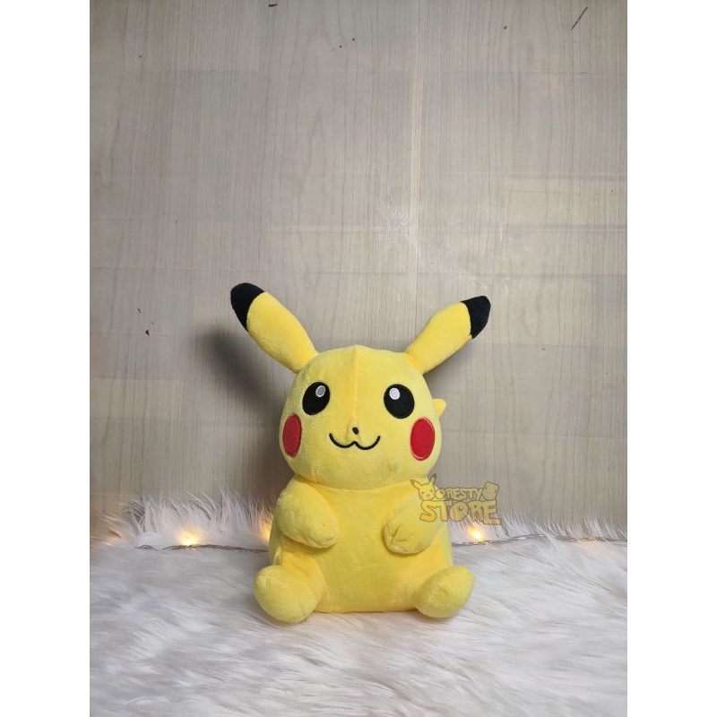 Boneka Pokemon Pikachu Sitting - Tomy Pokemon