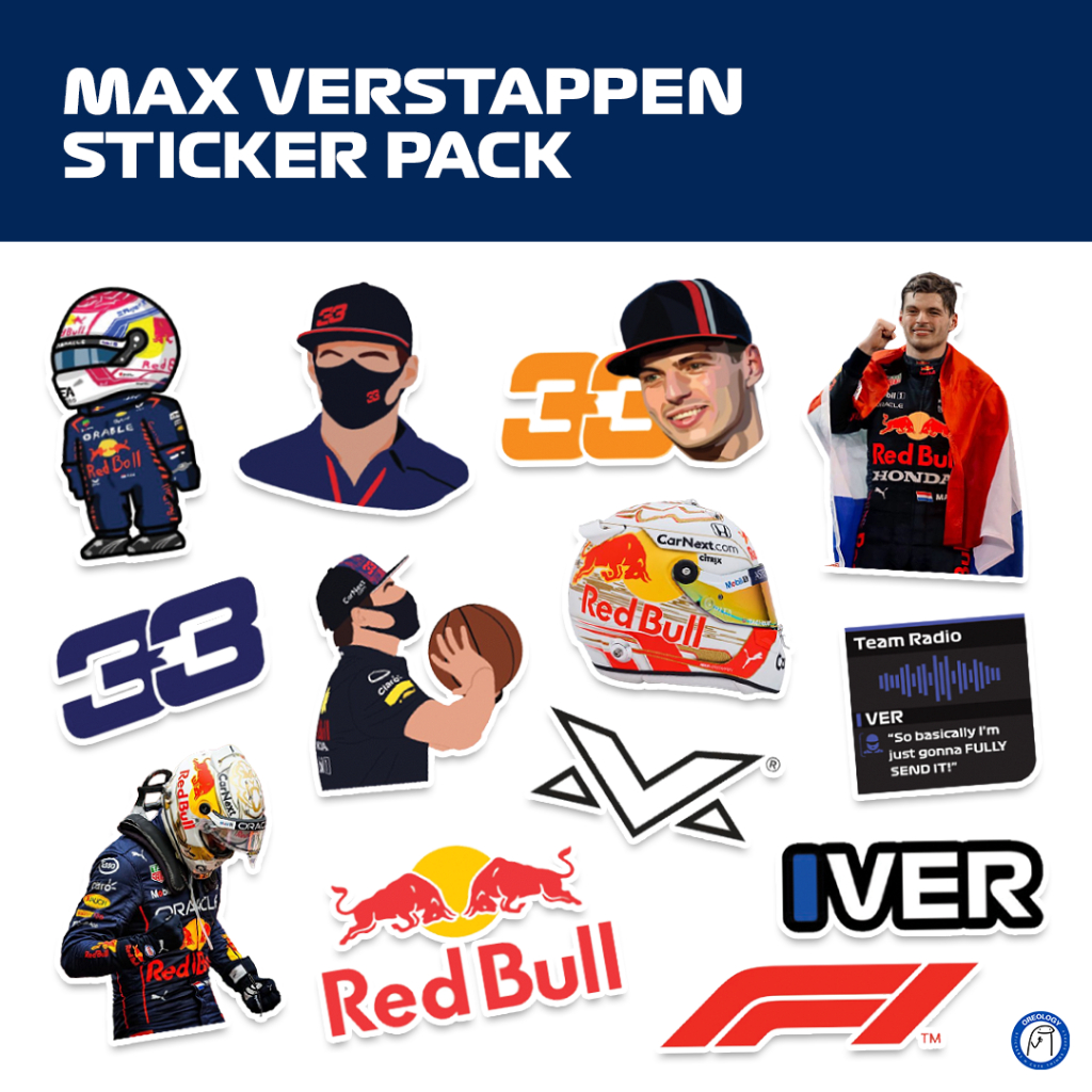 

Sticker pack F1 Max Verstappen Red Bull stikerglossy/stikerf1/stickerf1/stikertumblr/stikermobilf1