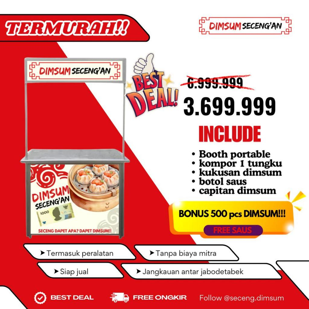 

PAKET USAHA FRANCHISE MURAH/PAKET USAHA 3 JUTAAN/PAKET USAHA BOOTH FRANCHISE