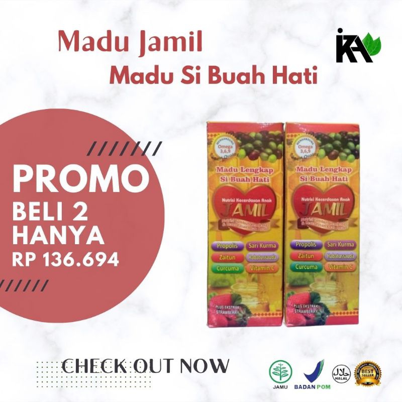

PAKET 1 MADU JAMIL / MADU MULTIVITAMIN ANAK / MADU BATUK ANAK / MADUK PILEK ANAK/ MADU DEMAM ANAK / MADU ANAK