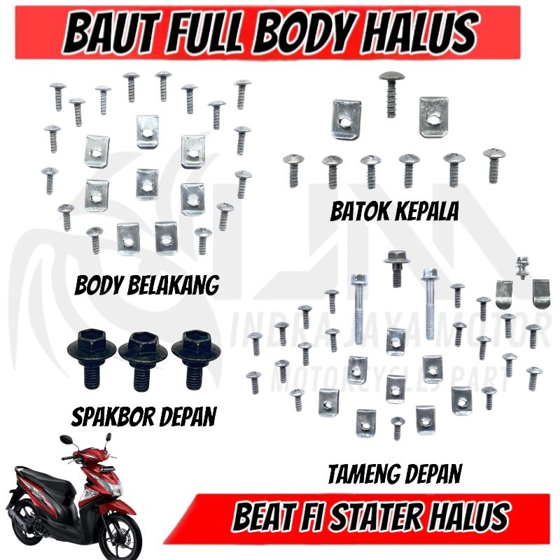 Baut Full Body halus Beat fi stater halus / Baut Fullset Body halus Beat fi 2015-2016